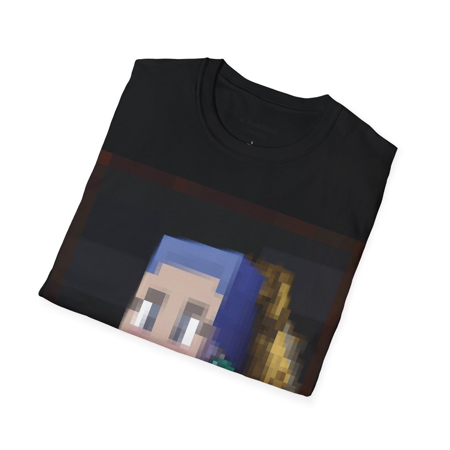 Girl with the Ender Pearl Earring - Unisex Softstyle T-Shirt