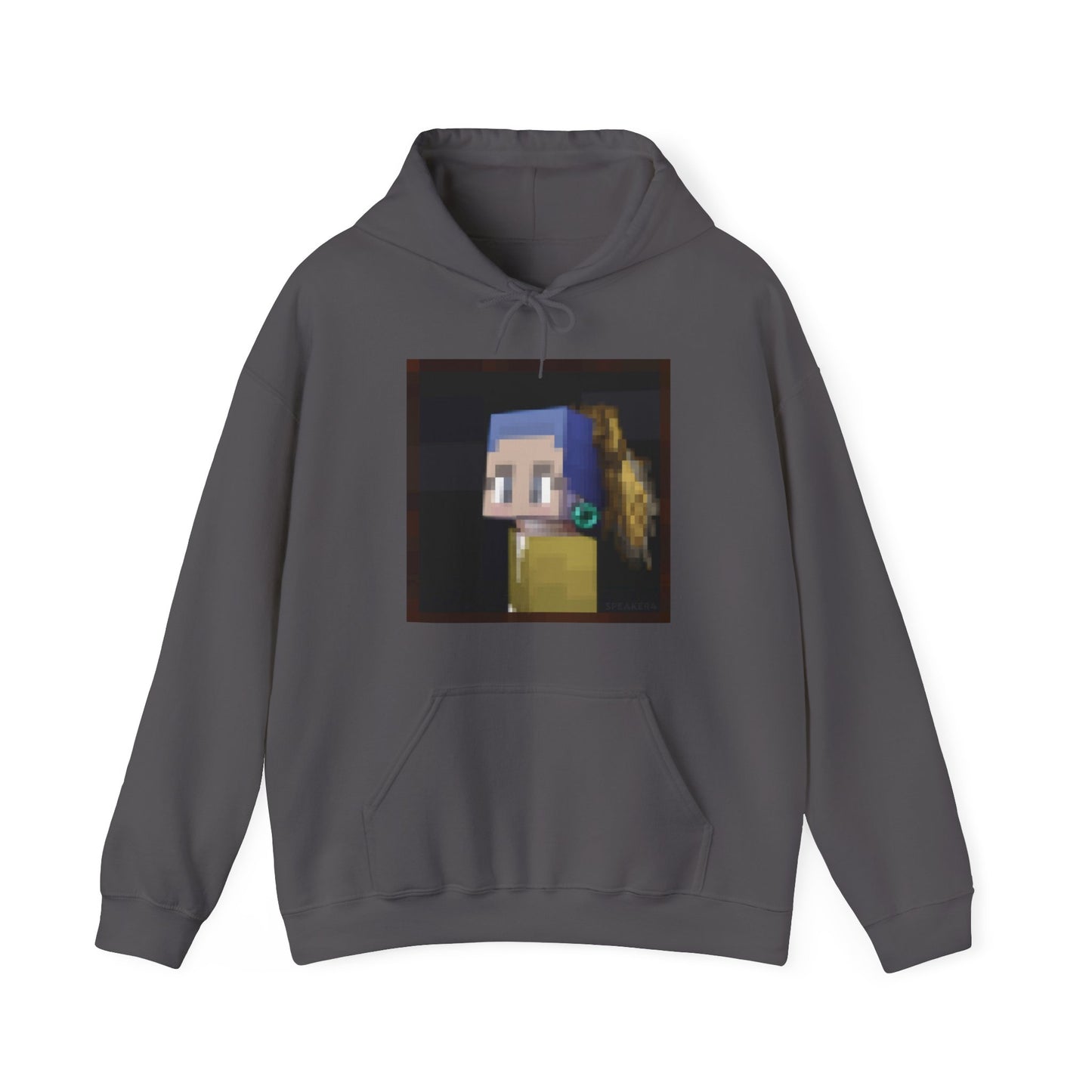 Girl with the Ender Pearl Earring - Unisex Heavy Blend™ Hooded Sweatshirt