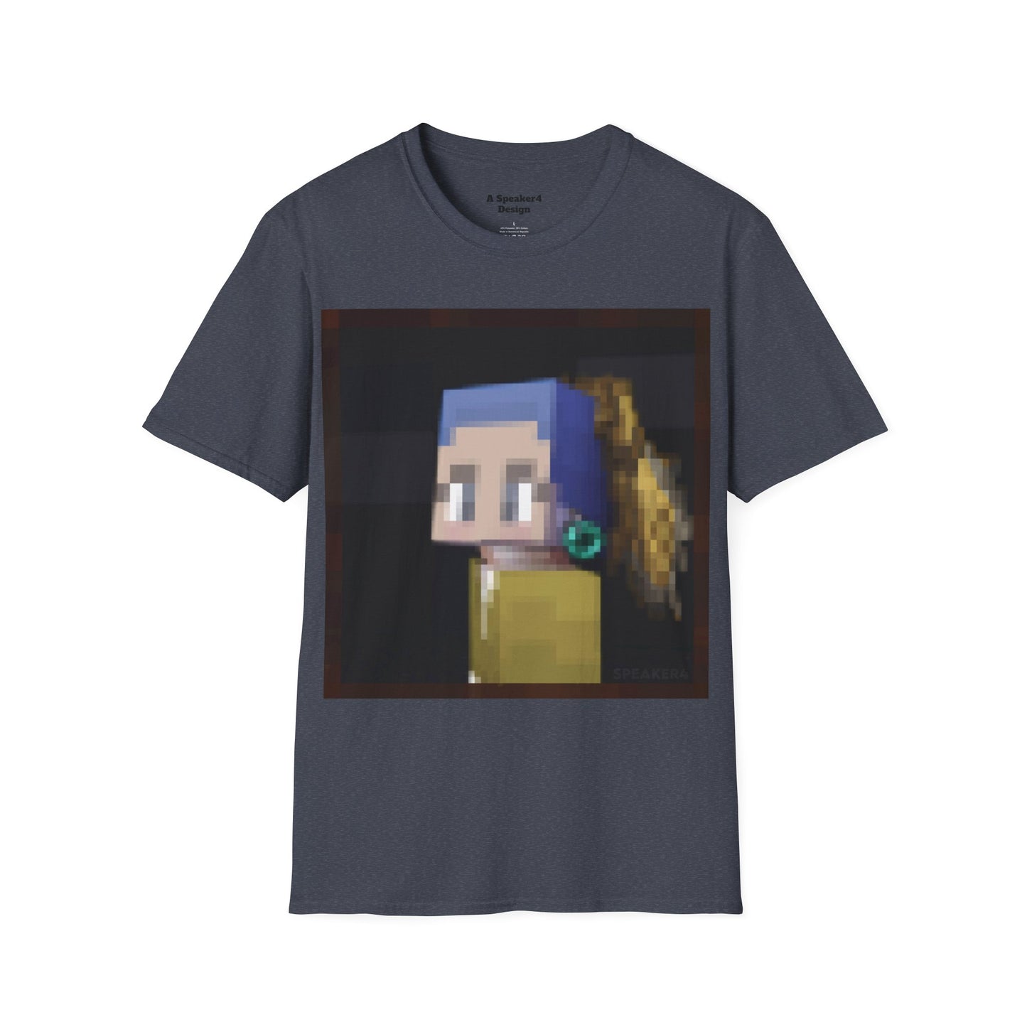 Girl with the Ender Pearl Earring - Unisex Softstyle T-Shirt