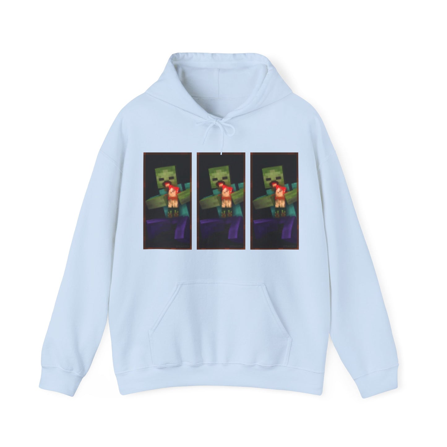 Minecraft Zombie Devouring his Son - Unisex Heavy Blend™ Hooded Sweatshirt