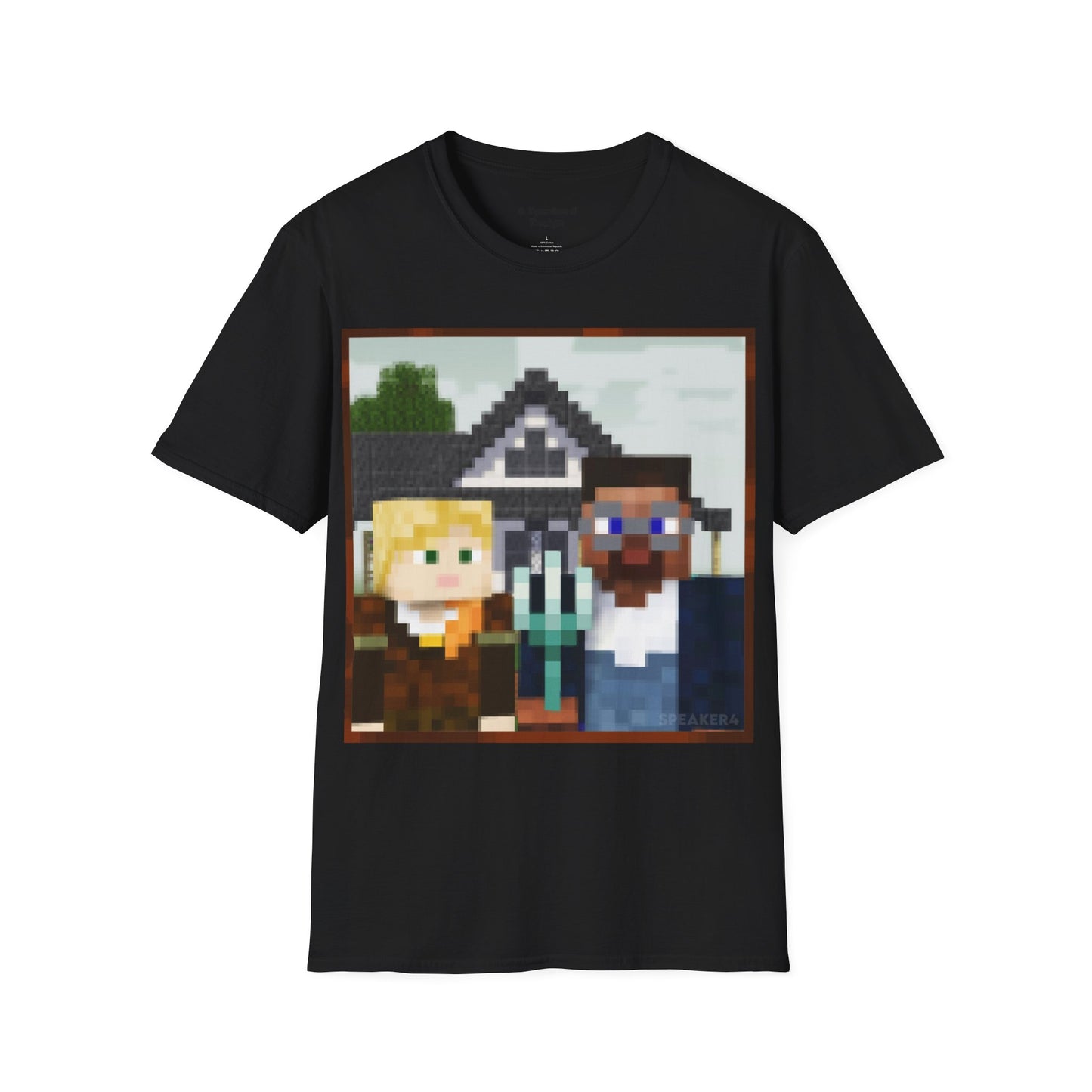 Minecraft Gothic - Unisex Softstyle T-Shirt