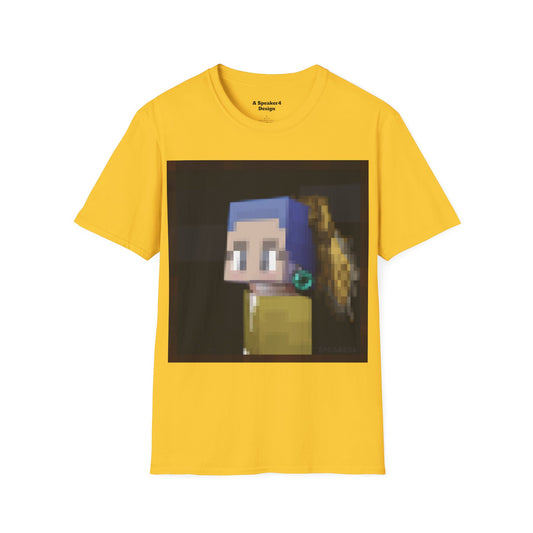 Girl with the Ender Pearl Earring - Unisex Softstyle T-Shirt