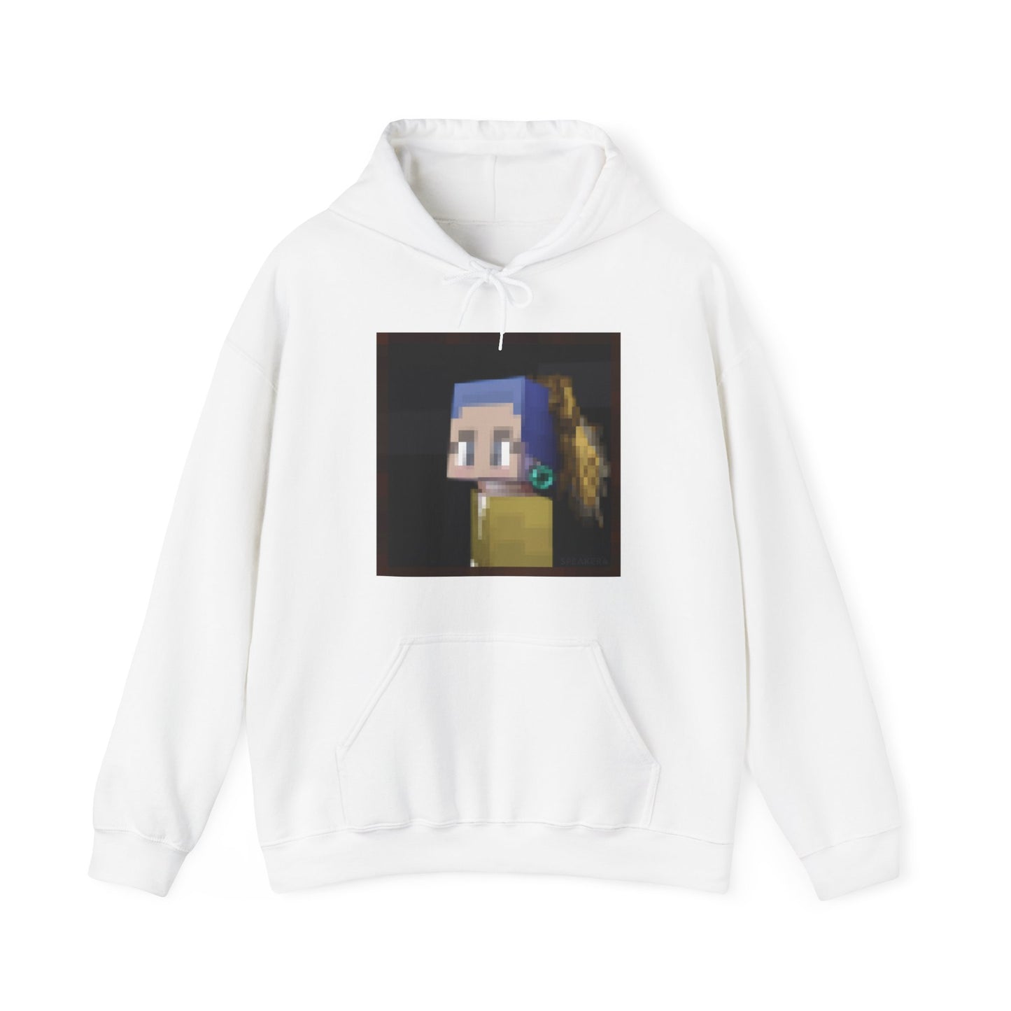 Girl with the Ender Pearl Earring - Unisex Heavy Blend™ Hooded Sweatshirt