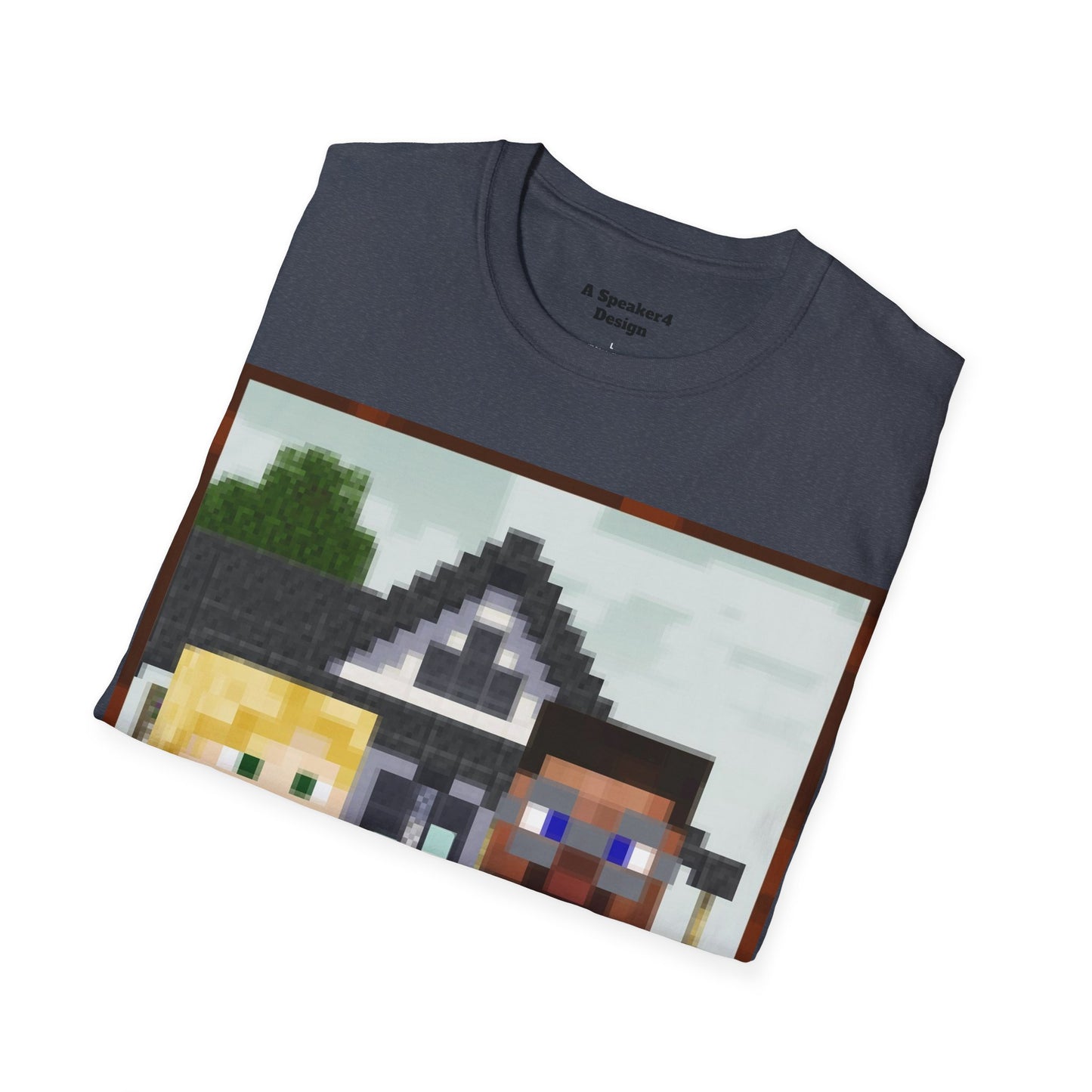 Minecraft Gothic - Unisex Softstyle T-Shirt