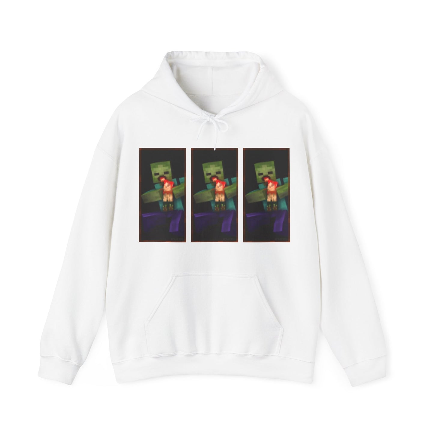 Minecraft Zombie Devouring his Son - Unisex Heavy Blend™ Hooded Sweatshirt