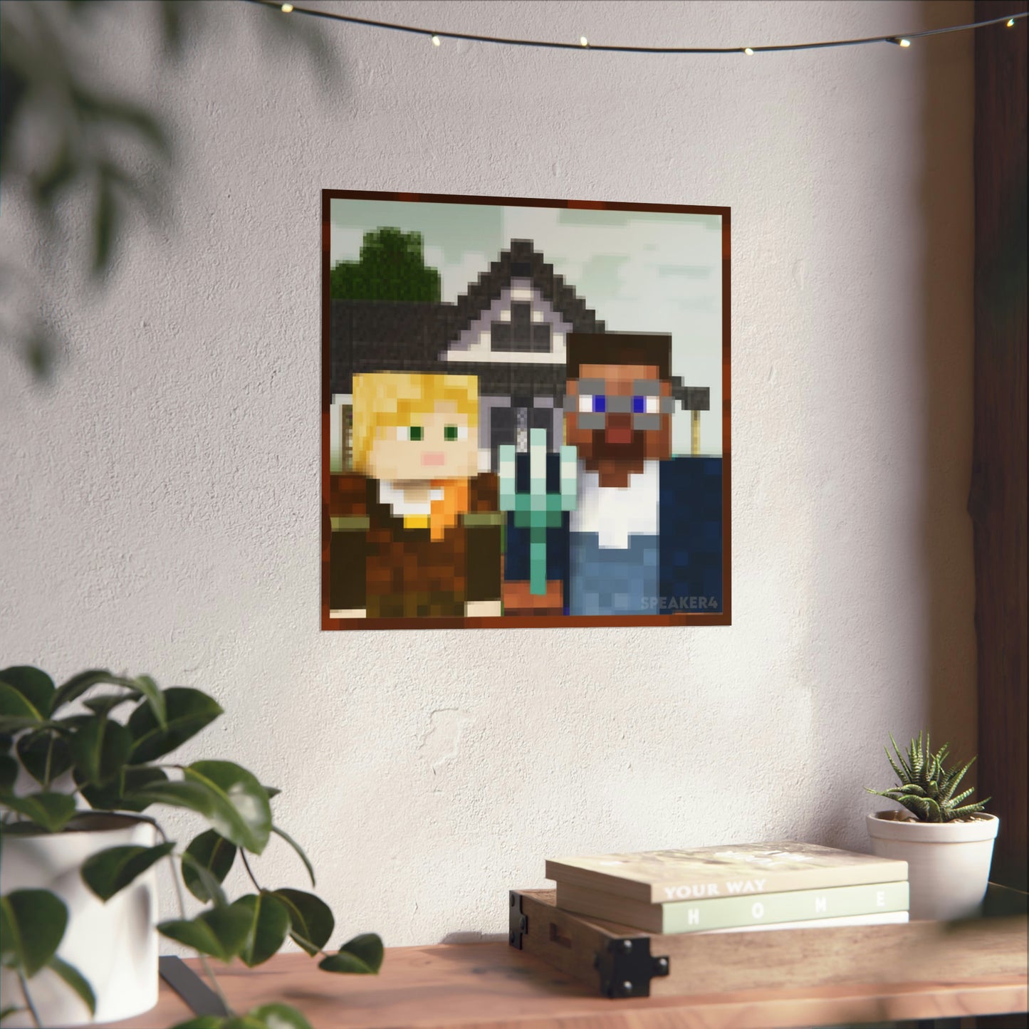 Minecraft Gothic - Matte Vertical Poster