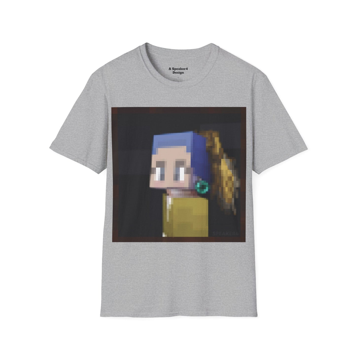 Girl with the Ender Pearl Earring - Unisex Softstyle T-Shirt