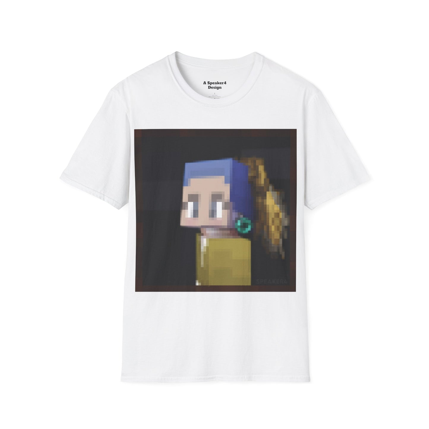 Girl with the Ender Pearl Earring - Unisex Softstyle T-Shirt