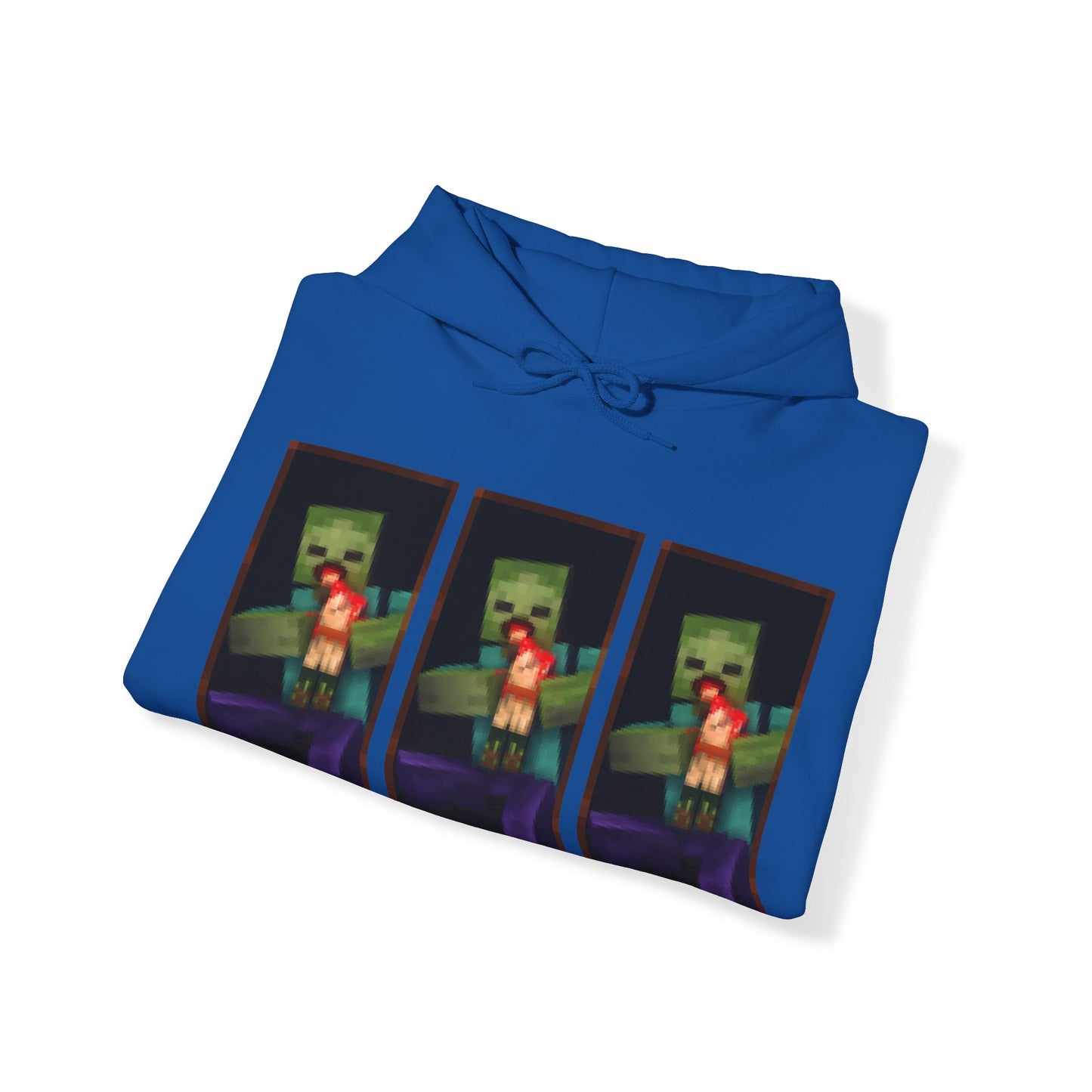 Minecraft Zombie Devouring his Son - Unisex Heavy Blend™ Hooded Sweatshirt