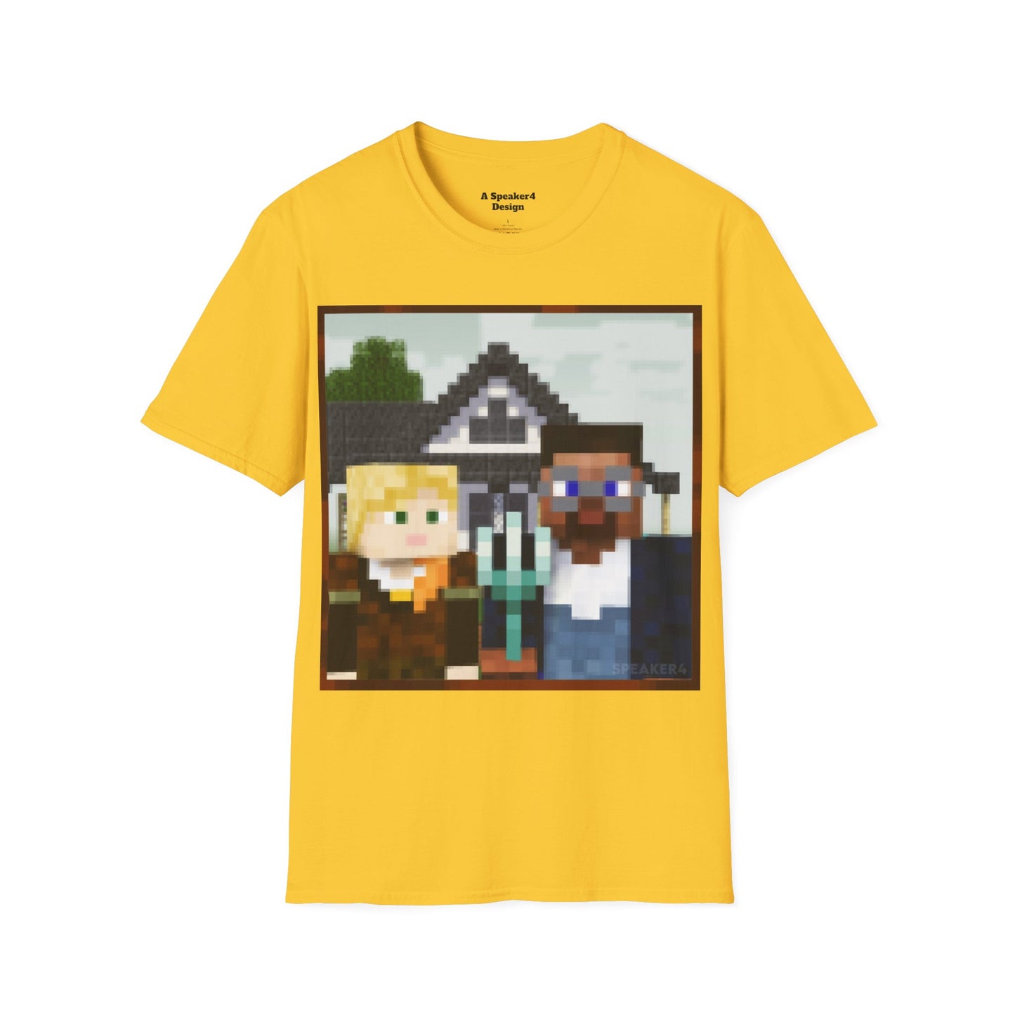 Minecraft Gothic - Unisex Softstyle T-Shirt