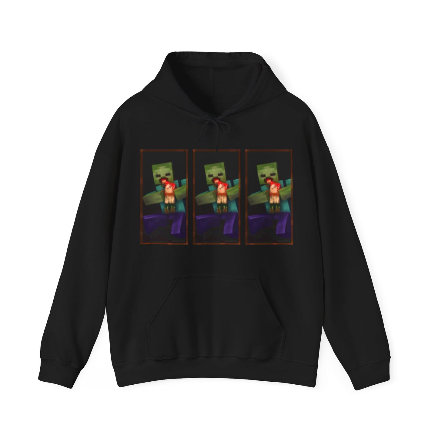 Minecraft Zombie Devouring his Son - Unisex Heavy Blend™ Hooded Sweatshirt