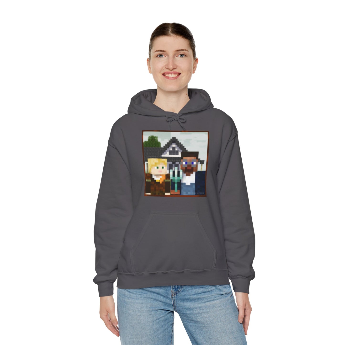 Minecraft Gothic - Unisex Heavy Blend™ Hooded Sweatshirt