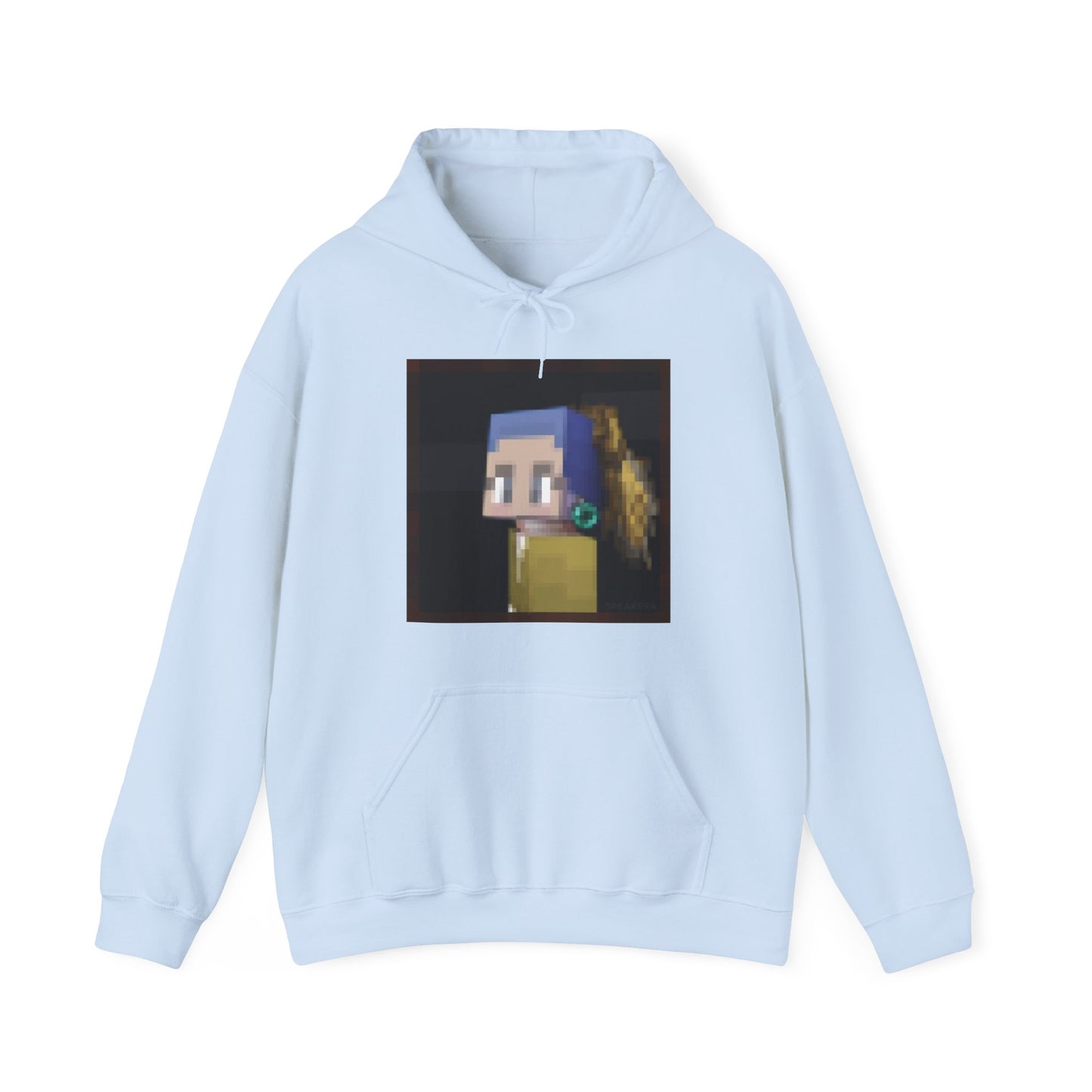 Girl with the Ender Pearl Earring - Unisex Heavy Blend™ Hooded Sweatshirt