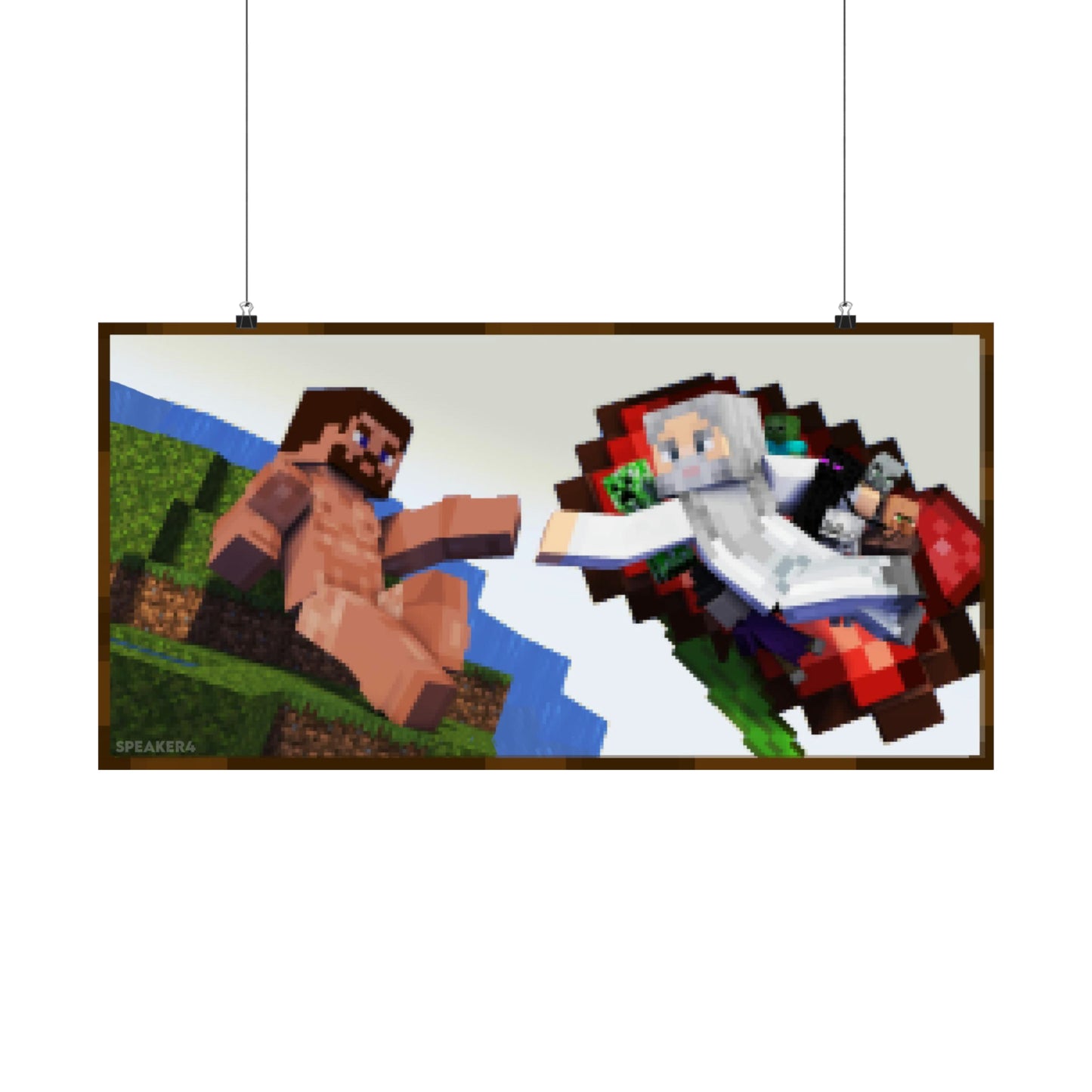 The Creation of Steve - Matte Horizontal Poster