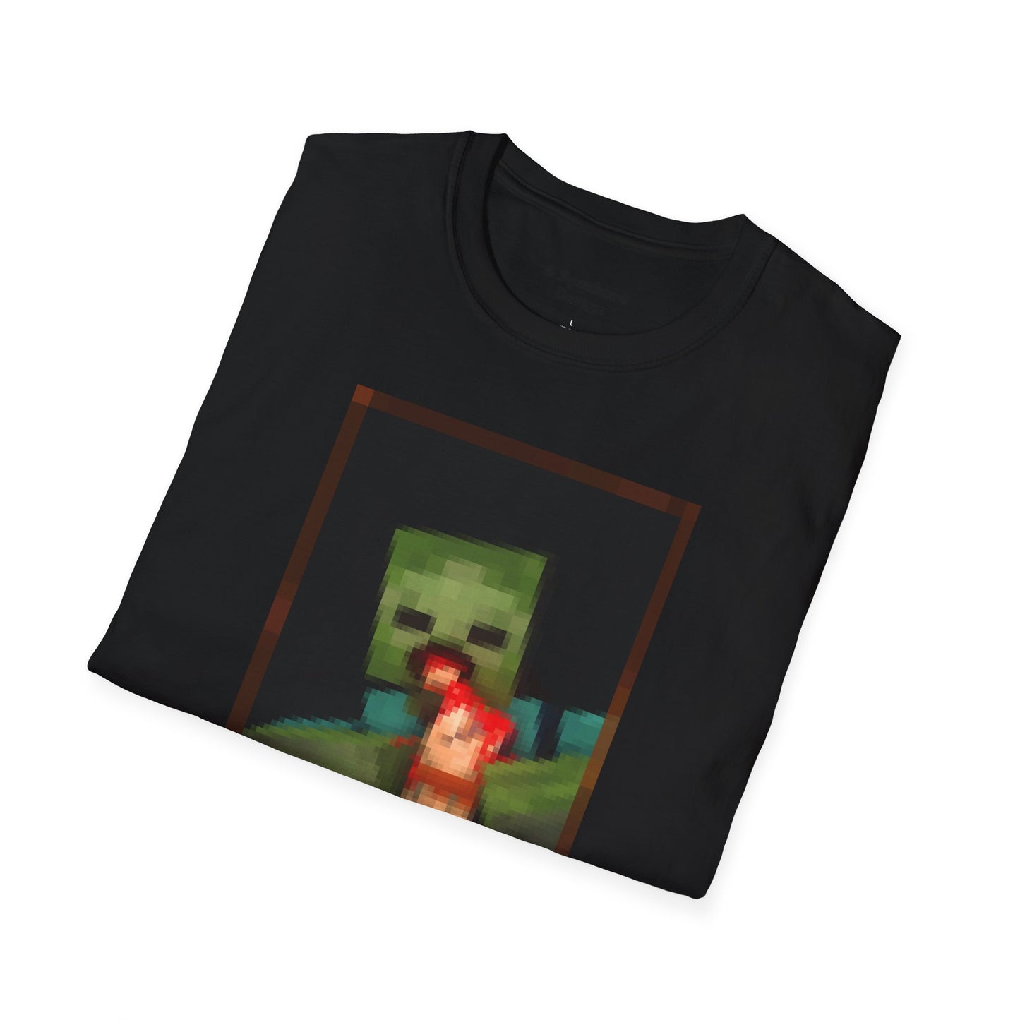 Minecraft Zombie Devouring his Son - Unisex Softstyle T-Shirt